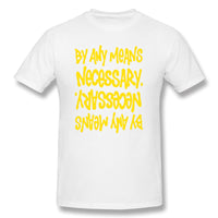 Air Jordan 1 Court Purple 1s Sneaker Tee By Any Means Necessary Shirt For Man