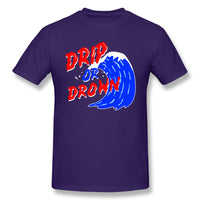 Air Jordan 1 Court Purple 1s Sneaker Tee Drip Or Drown t Shirt For Man