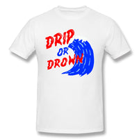 Air Jordan 1 Court Purple 1s Sneaker Tee Drip Or Drown t Shirt For Man