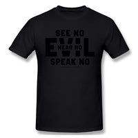 Air Jordan 1 Court Purple 1s Sneaker Tee Evil See No Hear No Speak No t Shirt For Man