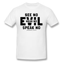 Air Jordan 1 Court Purple 1s Sneaker Tee Evil See No Hear No Speak No t Shirt For Man