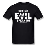 Air Jordan 1 Court Purple 1s Sneaker Tee Evil See No Hear No Speak No Shirt For Man