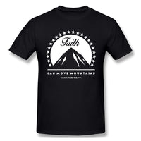 Air Jordan 1 Court Purple 1s Sneaker Tee Faith Can Move Mountains t Shirt For Man