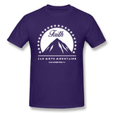 Air Jordan 1 Court Purple 1s Sneaker Tee Faith Can Move Mountains t Shirt For Man