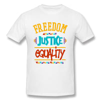 Air Jordan 1 Court Purple 1s Sneaker Tee Freedom Justice Equality Shirt For Man
