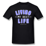 Air Jordan 1 Court Purple 1s Sneaker Tee Living My Best Life Shirt For Man