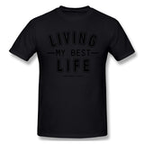 Air Jordan 1 Court Purple 1s Sneaker Tee Living My Best Life t Shirt For Man