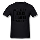 Air Jordan 1 Court Purple 1s Sneaker Tee Walk By Faith Not By Sight Shirt For Man