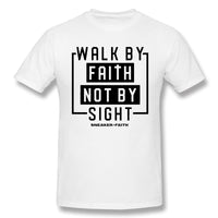 Air Jordan 1 Court Purple 1s Sneaker Tee Walk By Faith Not By Sight Shirt For Man
