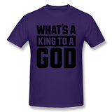 Air Jordan 1 Court Purple 1s Sneaker Tee What's a King To a God t Shirt For Man
