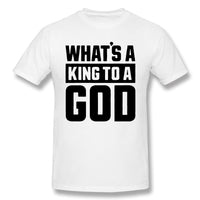 Air Jordan 1 Court Purple 1s Sneaker Tee What's a King To a God t Shirt For Man