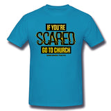 Air Jordan 1 Fearless 1s Sneaker Tee If You Scared Go To Church Shirt For Man