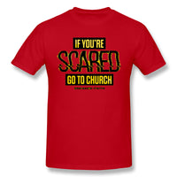 Air Jordan 1 Fearless 1s Sneaker Tee If You Scared Go To Church Shirt For Man