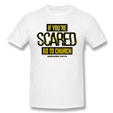 Air Jordan 1 Fearless 1s Sneaker Tee If You Scared Go To Church Shirt For Man